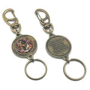 Chaveiro Dos Três Arcanjos Grande com Mosquete Fornecedor 1 F1-ct14-154-11