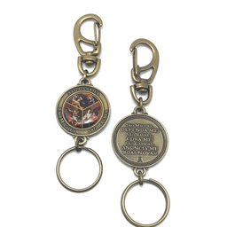 Chaveiro Dos Três Arcanjos Grande com Mosquete Fornecedor 1 F1-ct14-154-11 - 3