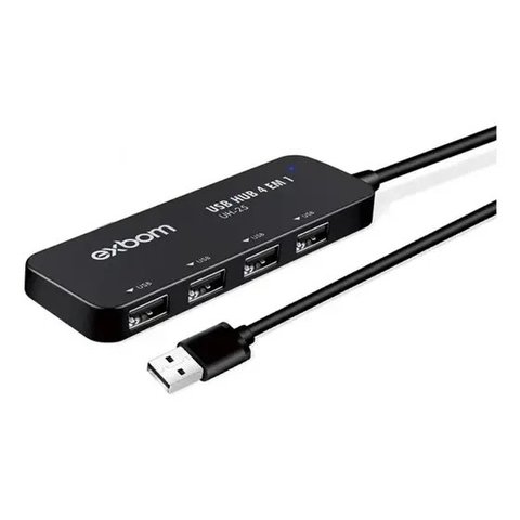 Hub Usb Régua 4 Em 1 Universal 2.0 - Exbom