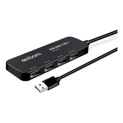 Hub Usb Régua 4 em 1 Universal 2.0 - Exbom
