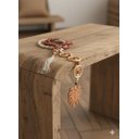 Ver imagem 2 de Enfeite Colar Terço de Mesa Decorativo Vermelho Terracota_costela de Adão