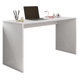 Mesa para Computador e Gaveteiro Gávea com Chave 4 Gavetas Branco Fosco - Móveis Leão - 2