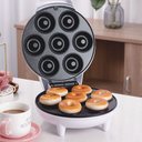 Ver imagem 1 de Maquina Donuts Rosquinha Biscoito Antiaderente 110v Branco 7 Donuts