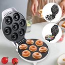 Ver imagem 5 de Maquina Donuts Rosquinha Biscoito Antiaderente 110v Branco 7 Donuts