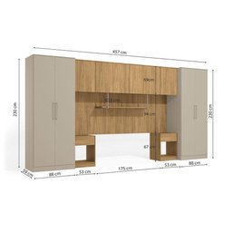 Quarto Modular Versa Conect Itapuã 11 Peças - 3