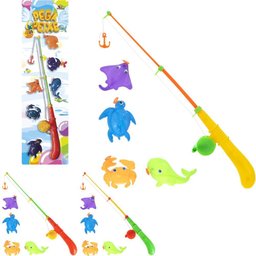 Jogo Diverso Pega Peixe C/4 Peixes+vara - 2