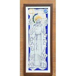 Quadro São Francisco Pastilhas - Cláudio Pastro - 1