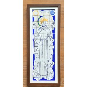 Quadro São Francisco Pastilhas - Cláudio Pastro