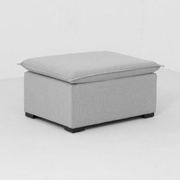 Sofá Modular Ibi 5 Lugares 260cm com Puff Jacquard CabeCasa MadeiraOriginals - 4