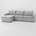 Ver imagem 2 de Sofá Modular Ibi 5 Lugares 295cm com Puff Jacquard CabeCasa MadeiraOriginals