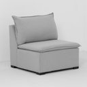 Ver imagem 6 de Sofá Modular Ibi 5 Lugares 295cm com Puff Jacquard CabeCasa MadeiraOriginals
