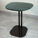 Ver imagem 5 de Mesa Apoio Atria Base Dupla Laca Marrom Tampo Mármore Guatemala Orgânico