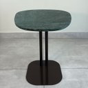 Ver imagem 4 de Mesa Apoio Atria Base Dupla Laca Marrom Tampo Mármore Guatemala Orgânico