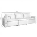 Ver imagem 4 de Sofá Modular Ibi 5 Lugares 295cm Jacquard CabeCasa MadeiraOriginals