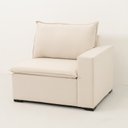 Ver imagem 7 de Sofá Modular Ibi 3 Lugares 210cm com Puff Jacquard CabeCasa MadeiraOriginals