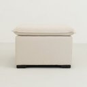 Ver imagem 5 de Sofá Modular Ibi 3 Lugares 210cm com Puff Jacquard CabeCasa MadeiraOriginals