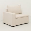 Ver imagem 6 de Sofá Modular Ibi 3 Lugares 210cm com Puff Jacquard CabeCasa MadeiraOriginals