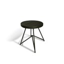 Ver imagem 2 de Mesa de Centro Redonda Línea Alumínio Ripado Preto para Area Externa de Piscina - Arkell