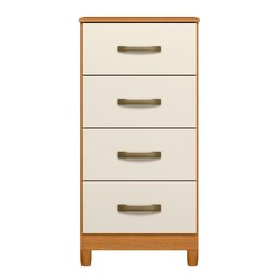 Cômoda Mobi 4 Gavetas Cinamomo/off White - Abz - 3