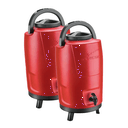 Ver imagem 1 de Kit com 2 Botijões Térmicos 12l Vermelho Velvet Invicta