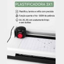 Ver imagem 7 de Plastificadora Laminadora Refiladora Ma-320 – 3 em 1 | A4, A5, A6 | Modos Quente e Frio