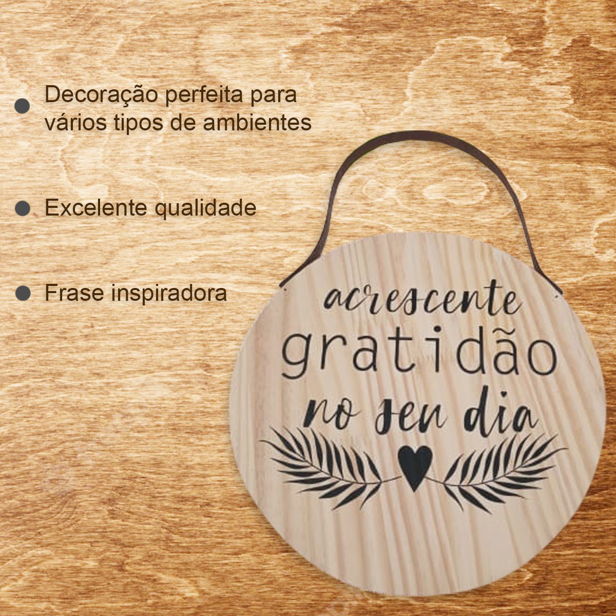 Quadro Decorativo Sala Tendência Sem Moldura Frases Vintage Cor:BorboletaNatural - 2