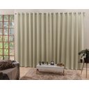 Ver imagem 3 de Cortina 4,00x2,30 Sala Quarto Cozinha Voil Forro Blackout: Areia