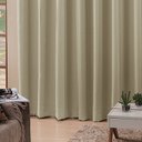 Ver imagem 4 de Cortina 4,00x2,30 Sala Quarto Cozinha Voil Forro Blackout: Areia
