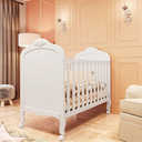 Ver imagem 2 de Berço Peroba Elô Americano Branco 100% MDF 2 em 1 Infantil