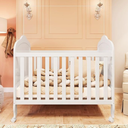 Ver imagem 3 de Berço Peroba Elô Americano Branco 100% MDF 2 em 1 Infantil