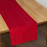 Caminho de Mesa Retangular 40x170cm 331 - Rafimex Vermelho - 1