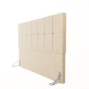 Ver imagem 5 de Cabeceira Queen 162cm Bouclé Estofada Design Moderno para Quarto Linea