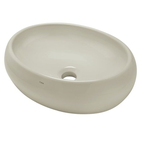 Cuba de Apoio Oval 40x30cm em Cerâmica Ica901 Icasa