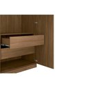 Ver imagem 7 de Guarda Roupa Casal 6 Portas e 4 Gavetas C/ Espelho e Pés Buriti Jatoba - Santos Andirá