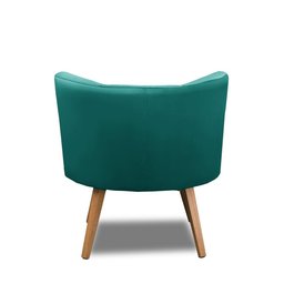 Poltrona Para Sala Decorativa Isa Suede Tiffany Adonai Estofados - 6