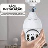 Câmera Lâmpada Ip Giratória E27 Wifi Jortan Jt-8177 - 9