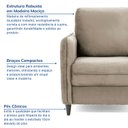 Ver imagem 6 de Poltrona em Veludo Orquídea CabeCasa MadeiraOriginals