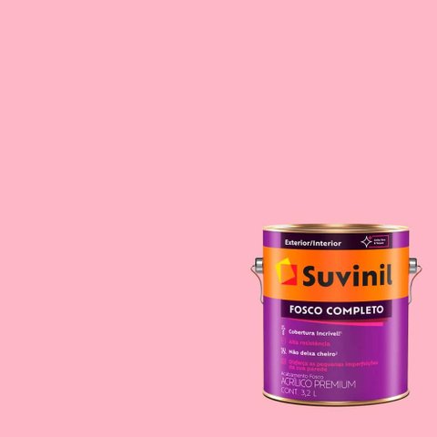 Tinta Acrílica Rosa-neon Fosca 3,2l - Suvinil
