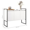 Ver imagem 4 de Aparador Buffet Industrial Turquia Branco