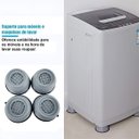 Ver imagem 3 de Kit Anti-ruído para Máquina de Lavar Pés Estabilizadores e Niveladores para Móveis - 4 Peças