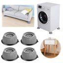Ver imagem 1 de Kit Anti-ruído para Máquina de Lavar Pés Estabilizadores e Niveladores para Móveis - 4 Peças