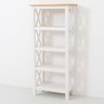 Estante para Livros 4 Prateleiras Madeira Maciça 138cmx62cm Vanilla Yescasa - 5