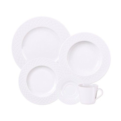 Aparelho Jantar Tramontina Ingrid Porcelana Decorada 30 Peças Tramontina