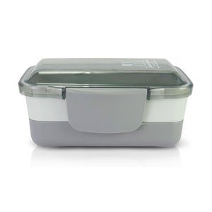 Pote Marmita de 2 Andares 950ml Joy - Cinza