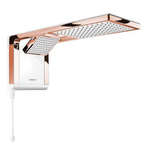 Chuveiro Acqua Duo Branco/rose:127v/branco/rose/5500w