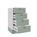 Ver imagem 6 de Balcão Planejado 4 Gavetas 40cm sem Tampo Arizona CabeCasa MadeiraOriginals Verde/Menta/Branco