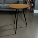 Ver imagem 2 de Mesa Lateral Luci em Imbuia/ Pés Preto
