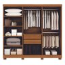Guarda Roupa Casal 6 Portas Sergipe - Bianchi Móveis - Nature/off White - 4