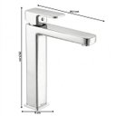 Ver imagem 4 de Torneira Monocomando Lavatório Bancada Axiom Slim 27016 Meber - Cromado