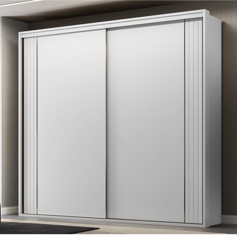Guarda-Roupa Casal 2 Portas 6 Gavetas 100% MDF Imperium